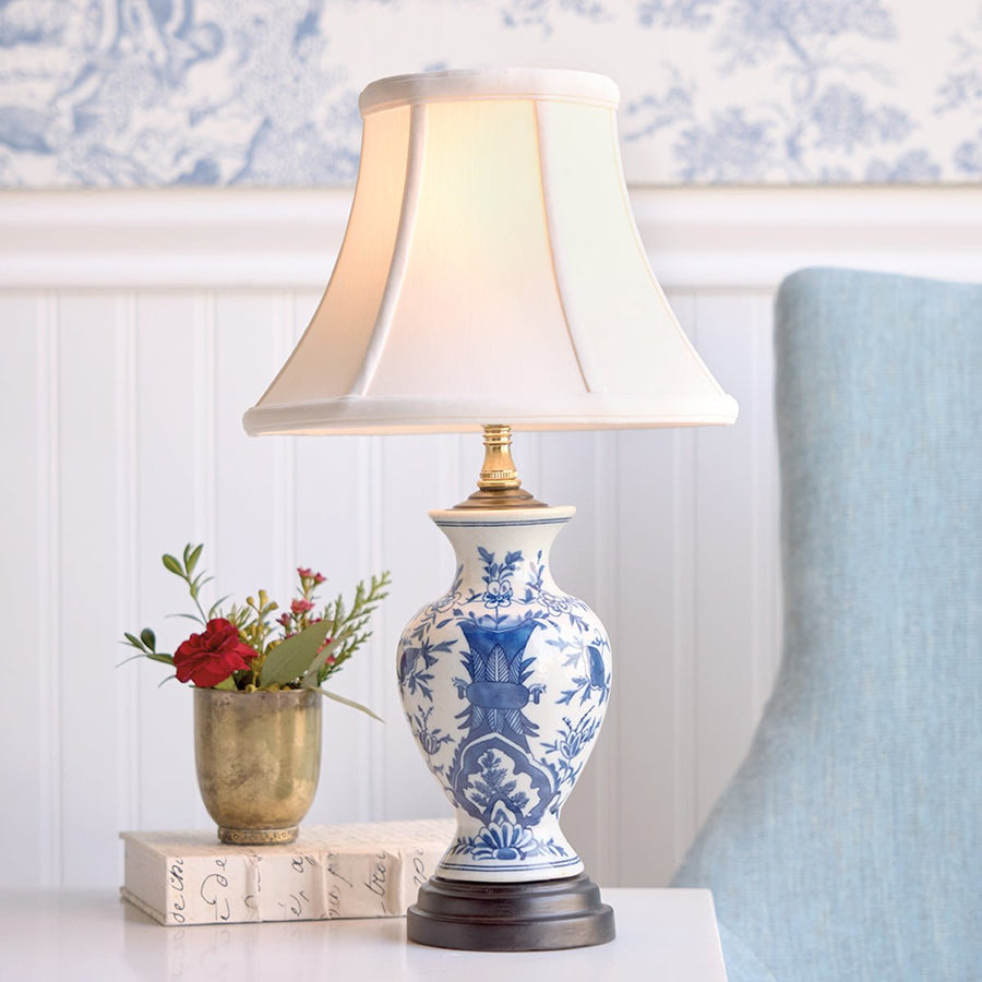 Monticello Blue & White Table Lamp - Monticello Shop