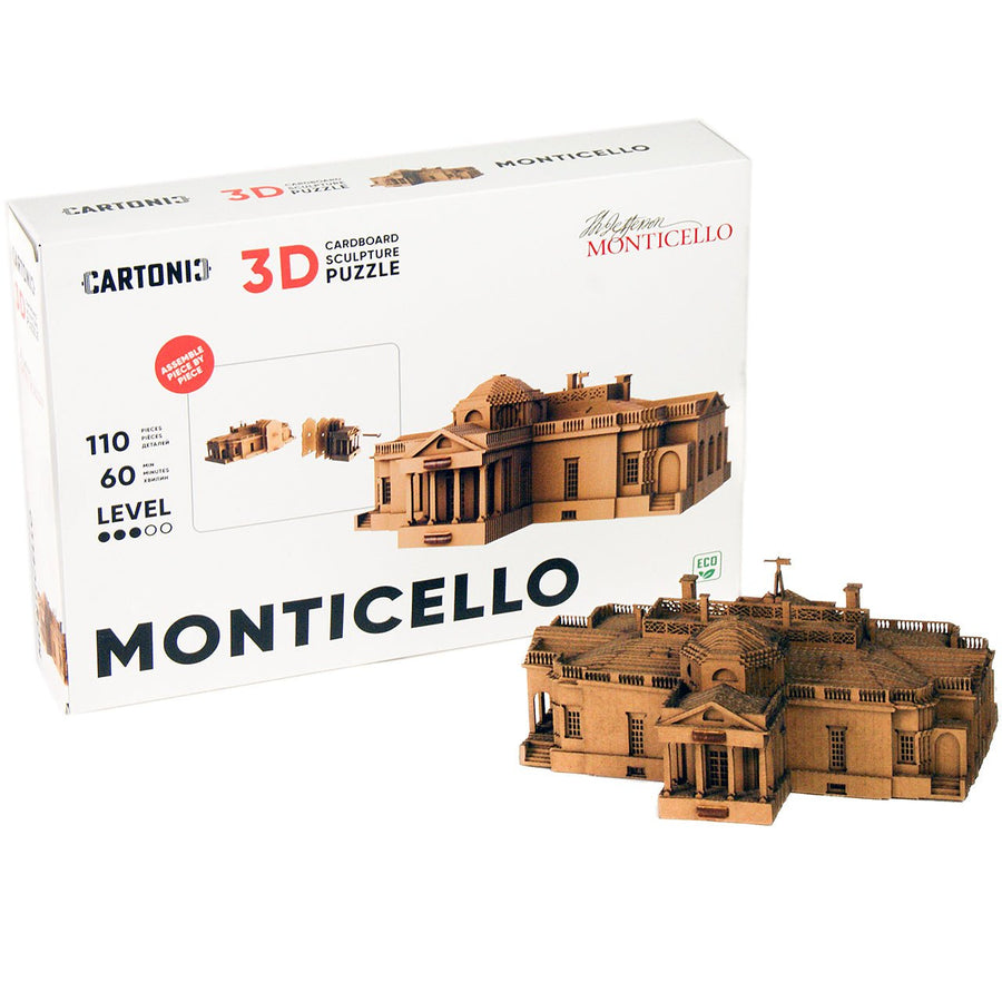 Monticello Cardboard Puzzle - Monticello Shop