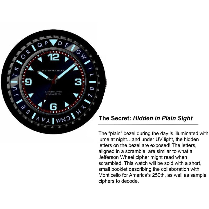 Monticello Cipher Watch - Monticello Shop