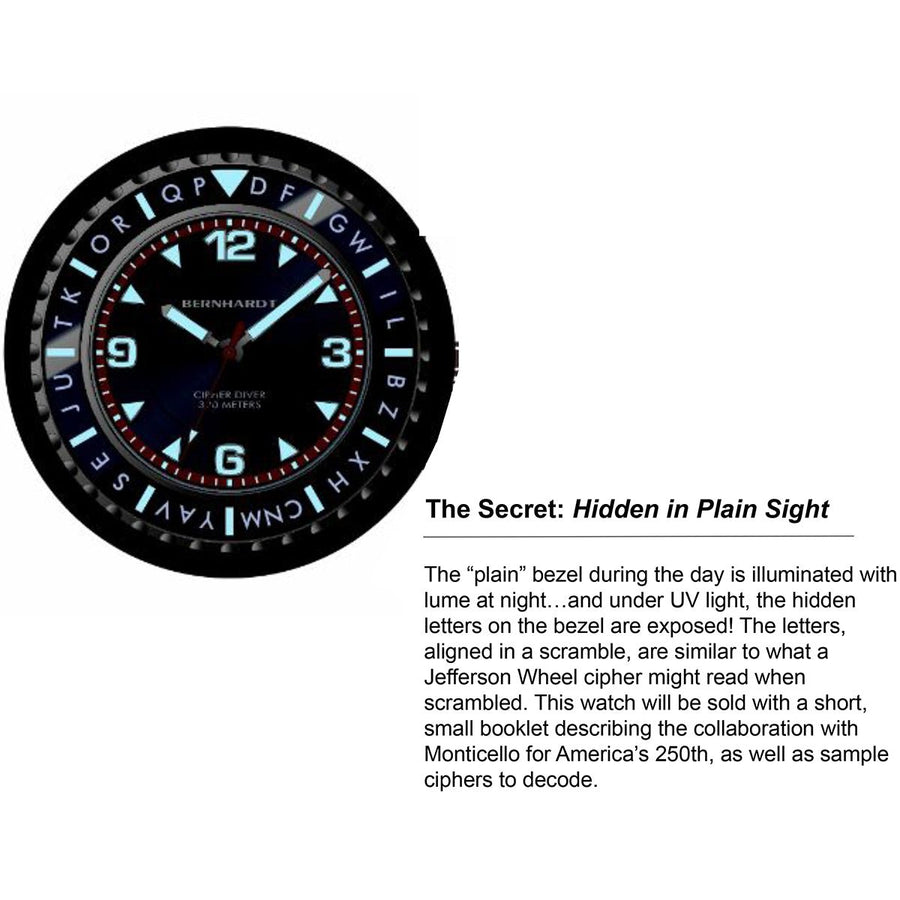Monticello Cipher Watch - Monticello Shop