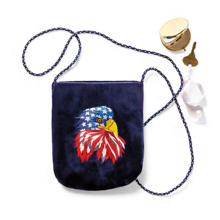 Monticello Embroidered Eagle Crossbody Bag - Monticello Shop
