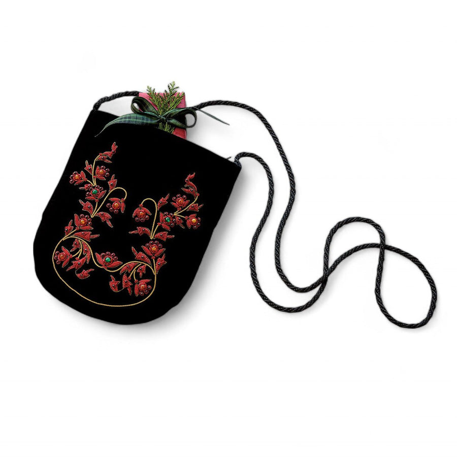 Monticello Embroidered Velvet Evening Bag - Monticello Shop