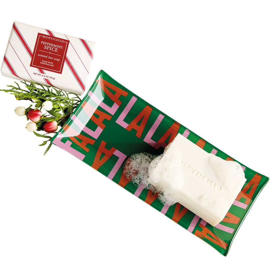 Monticello Festive Dish & Peppermint Soap - Monticello Shop