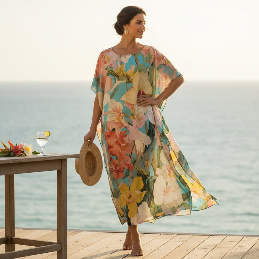 Monticello Floral Caftan - Monticello Shop