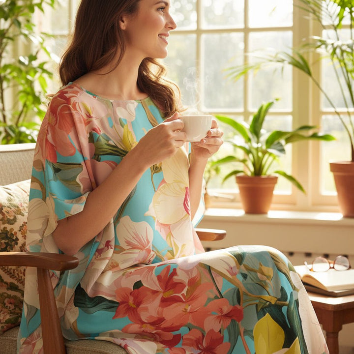 Monticello Floral Caftan - Monticello Shop