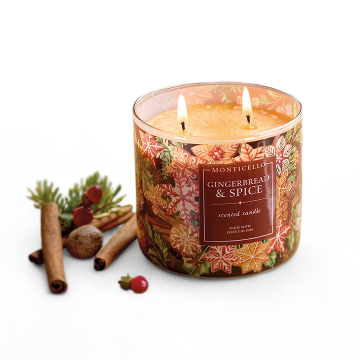 Monticello Gingerbread Jar Candle - Monticello Shop