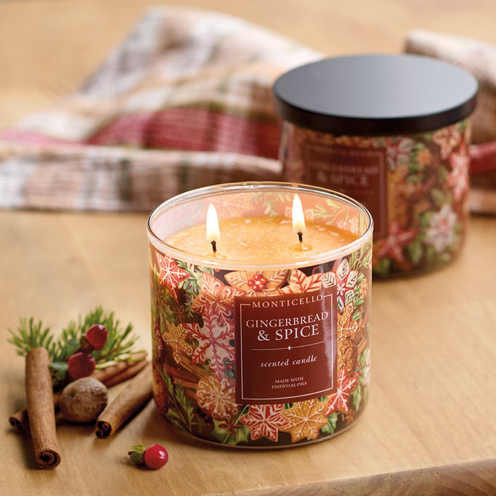 Monticello Gingerbread Jar Candle - Monticello Shop