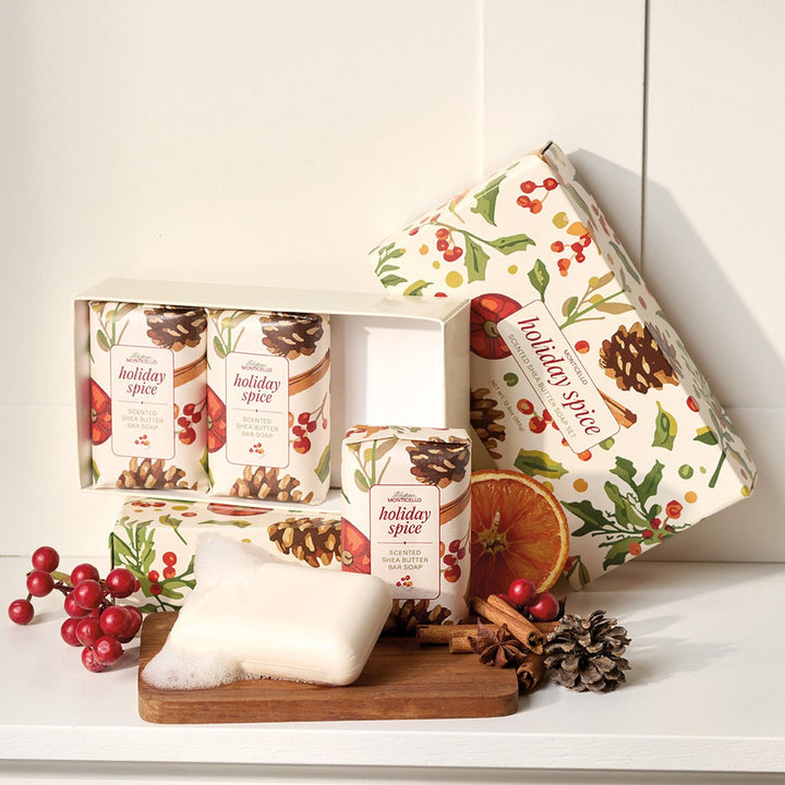 Monticello Holiday Spice Boxed Soap Set - Monticello Shop
