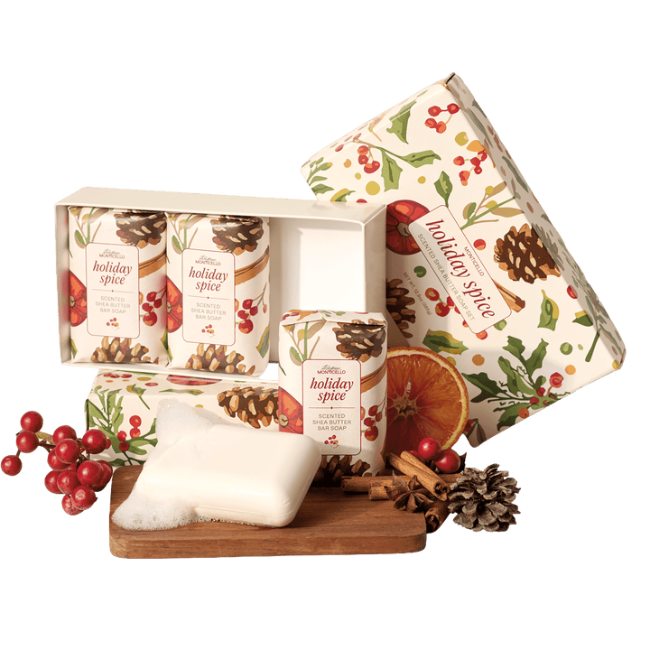 Monticello Holiday Spice Boxed Soap Set - Monticello Shop