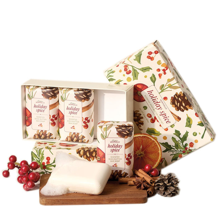 Monticello Holiday Spice Boxed Soap Set - Monticello Shop