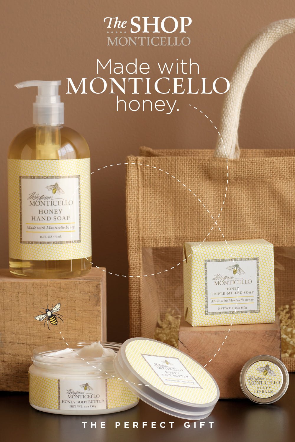Monticello Honey Skin Care Set Monticello Shop