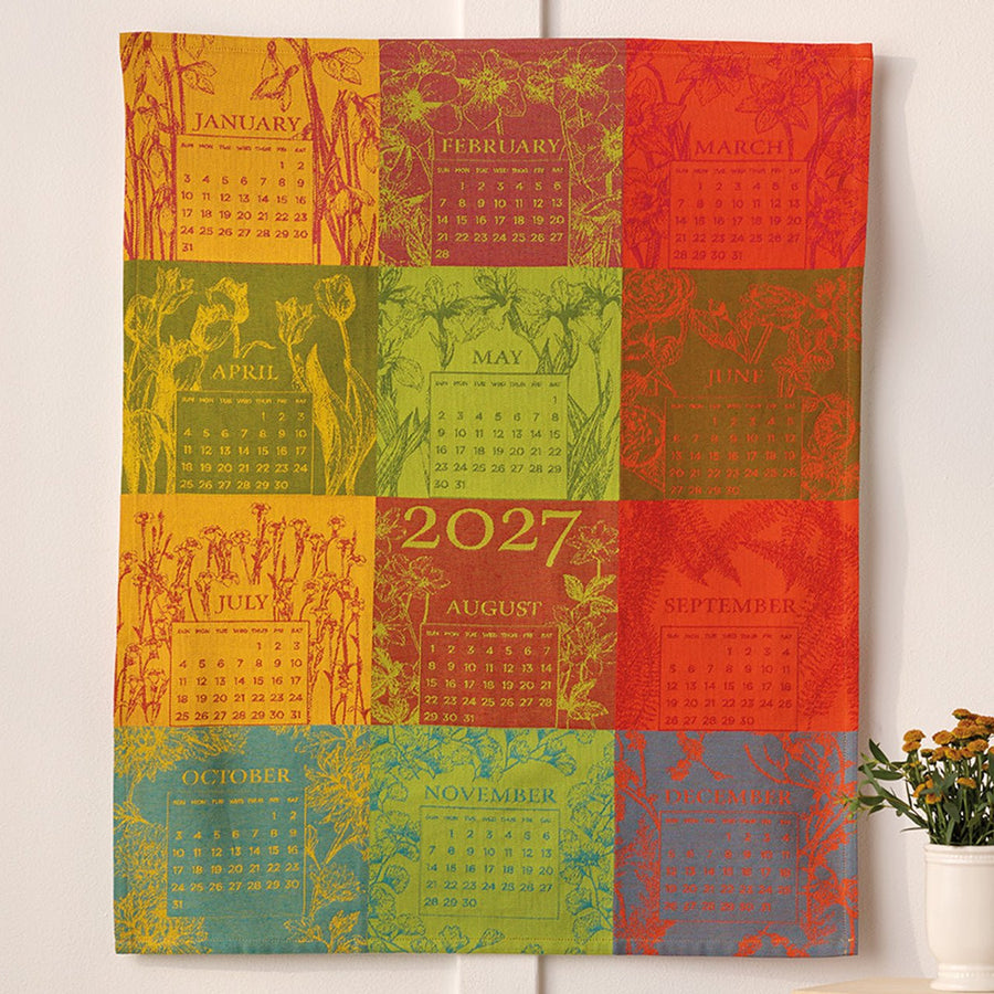 Monticello Jacquard 2027 Calendar Towel - Monticello Shop