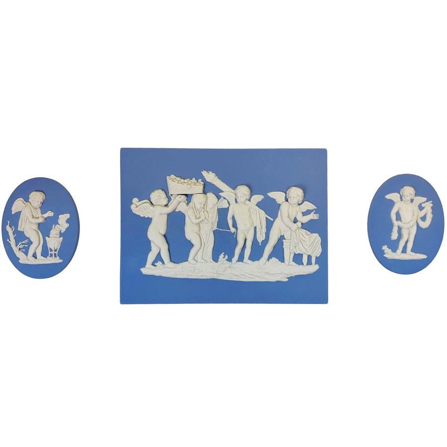 Monticello Jasperware Dining Room Plaques Set/3 - Monticello Shop