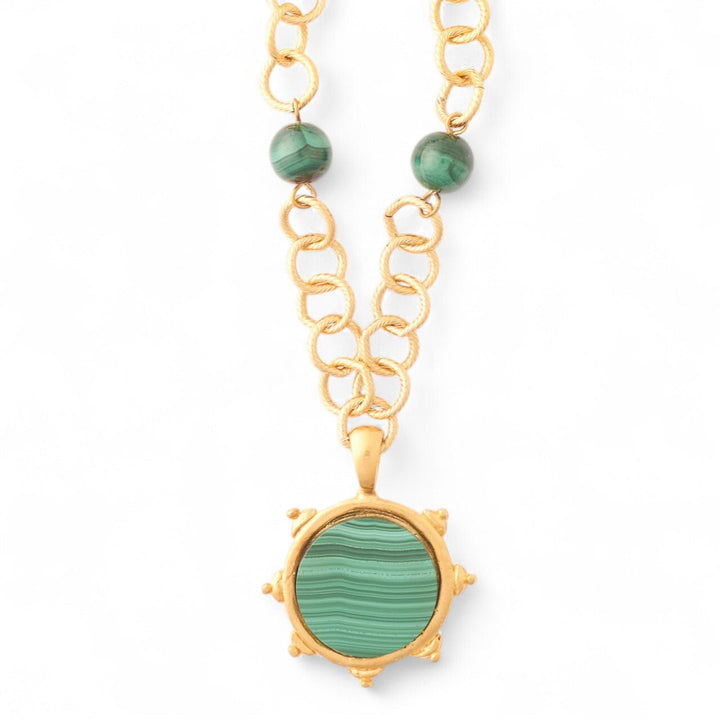 Monticello Malachite Chain Necklace - Monticello Shop