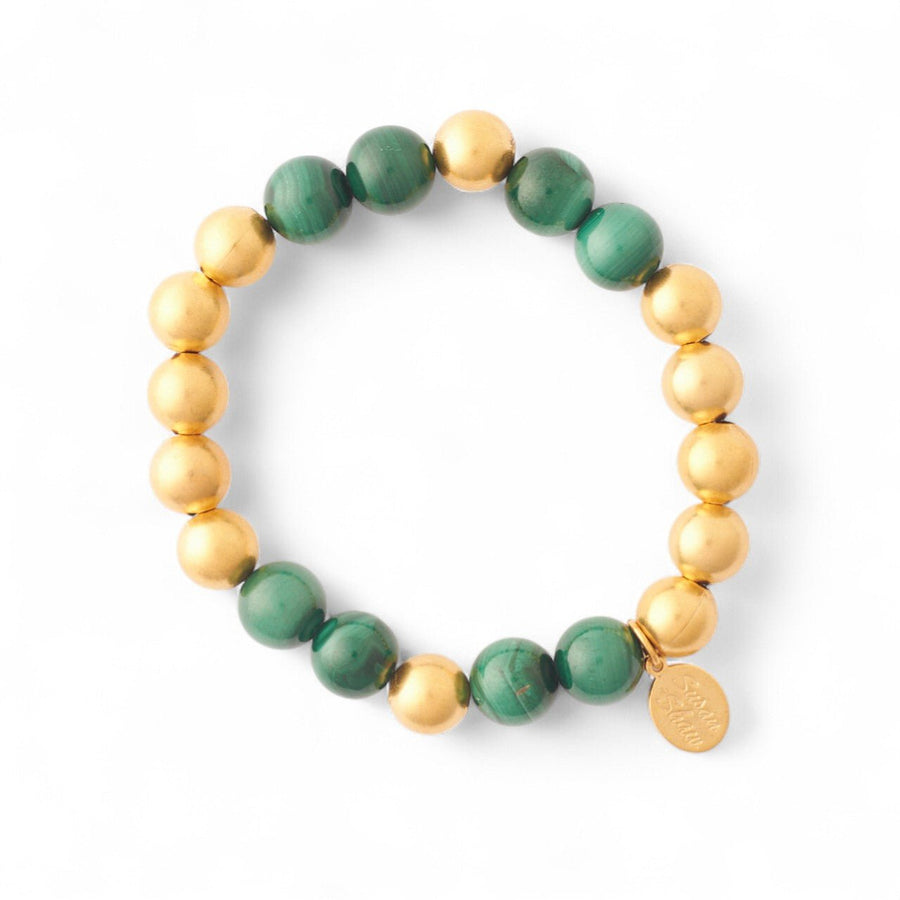 Monticello Malachite Stretch Bracelet - Monticello Shop