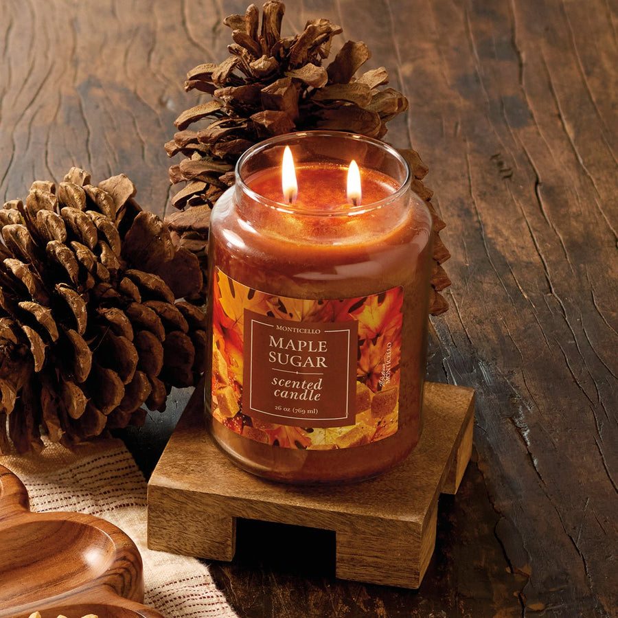 Monticello Maple Sugar Jar Candle - Monticello Shop