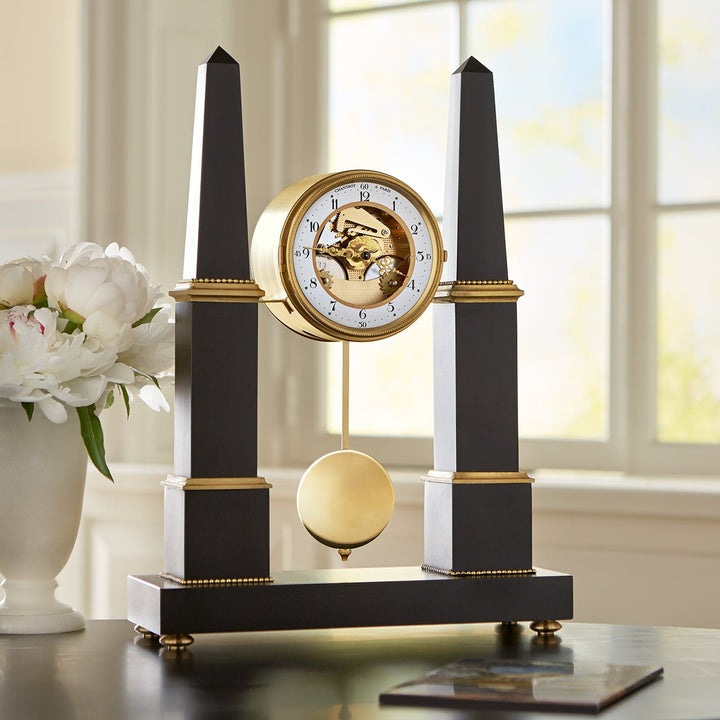 Monticello Obelisk Mantel Clock - Monticello Shop