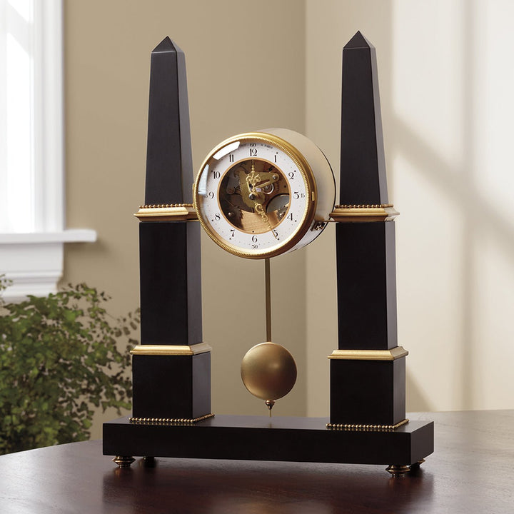 Monticello Obelisk Mantel Clock - Monticello Shop