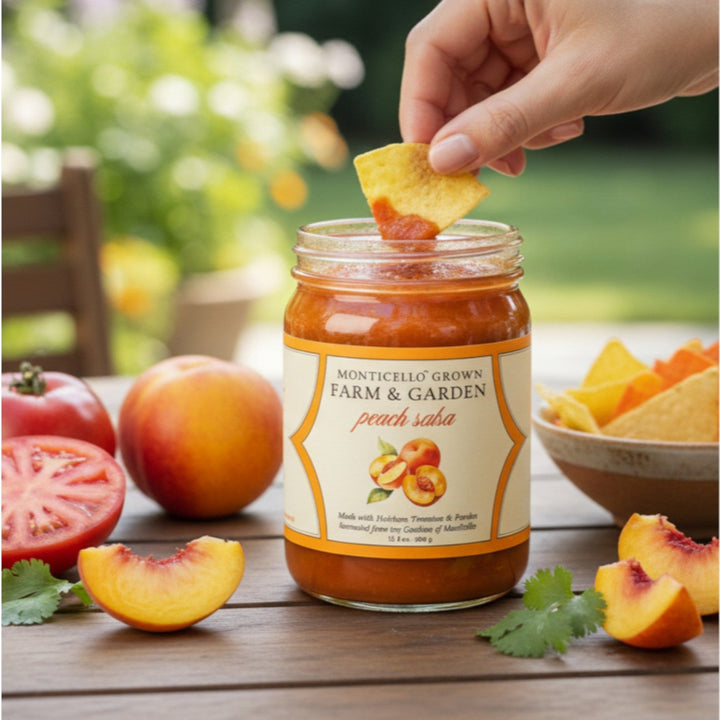 Monticello Peach Salsa - Monticello Shop
