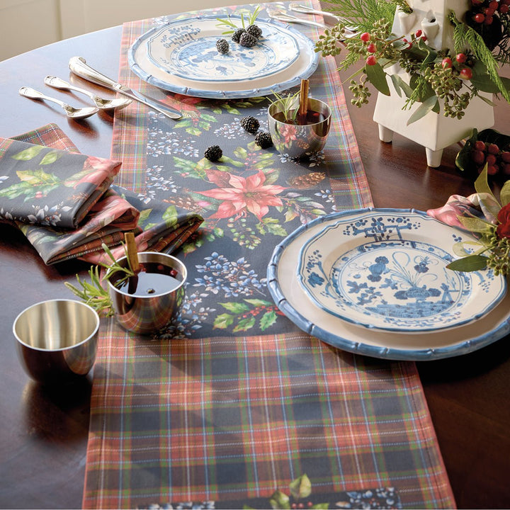 Monticello Poinsettia Table Runner - Monticello Shop
