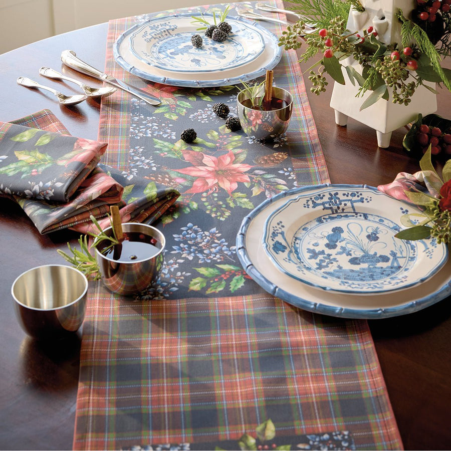 Monticello Poinsettia Table Runner - Monticello Shop