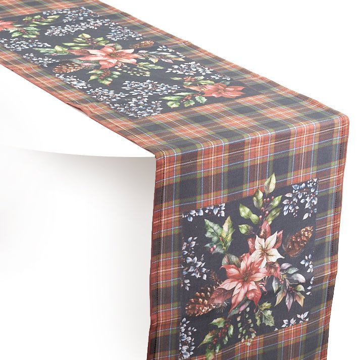 Monticello Poinsettia Table Runner - Monticello Shop
