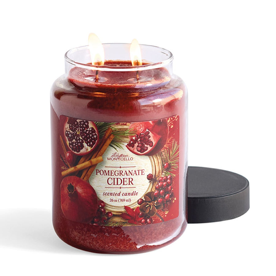 Monticello Pomegranate Cider Jar Candle - Monticello Shop