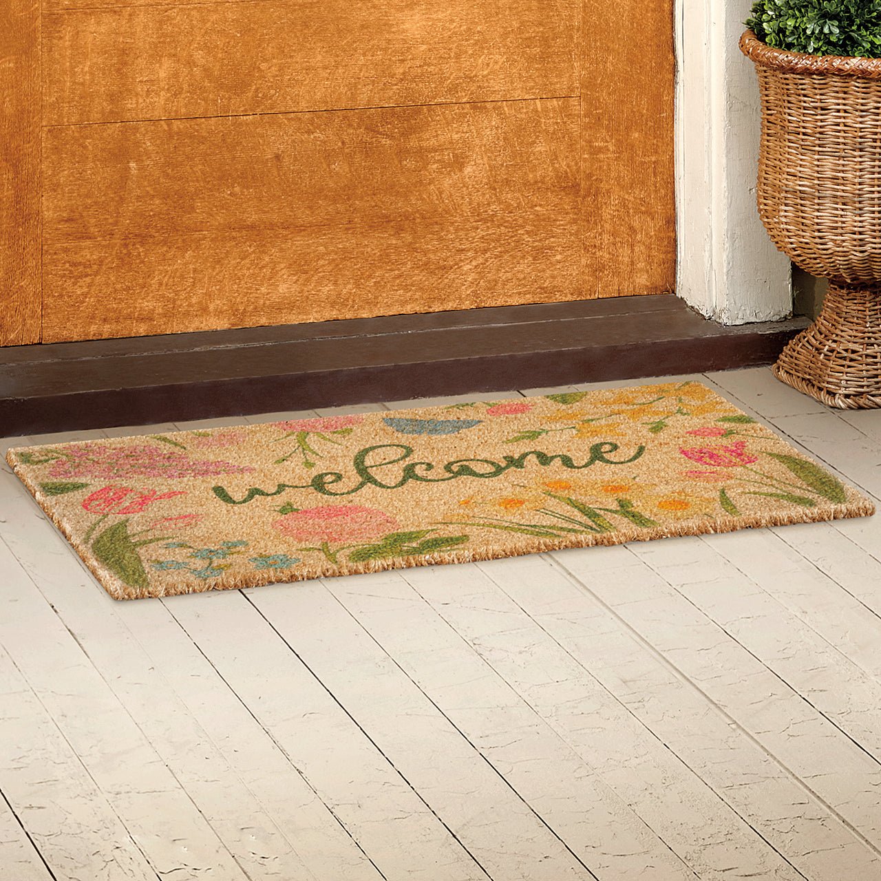 Monticello Shop Spring Blooms Doormat - Thumbnail 2