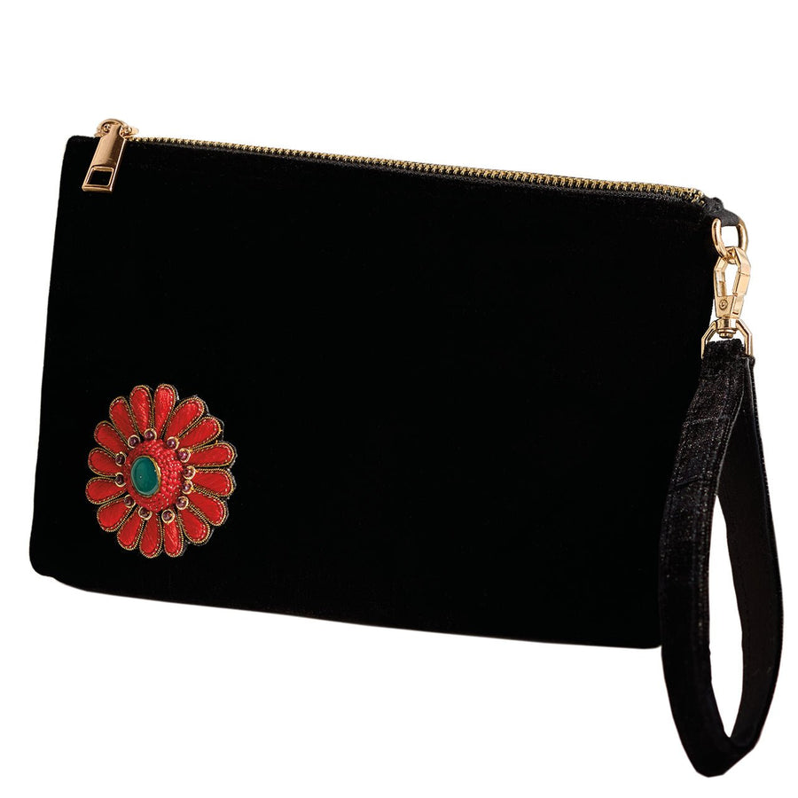 Monticello Velvet Wristlet & Brooch - Monticello Shop