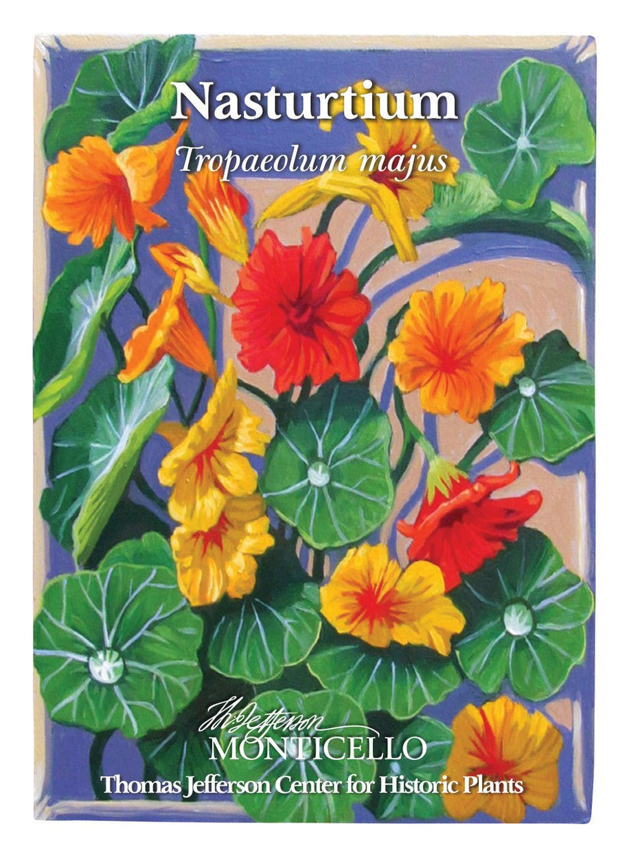 garden nasturtium seeds Nasturtium Seeds (Tropaeolum majus) – Monticello Shop