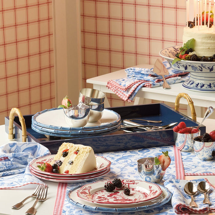 Navy Blue Lacquered Tray - Monticello Shop