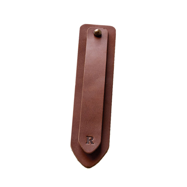Personalized Fine Leather Double Bookmark - Monticello Shop