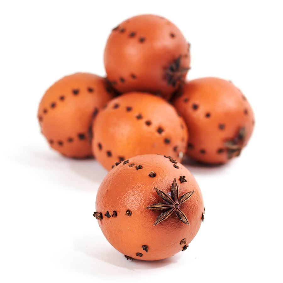 Pomander Oranges w. Cloves (set of 6) - Monticello Shop