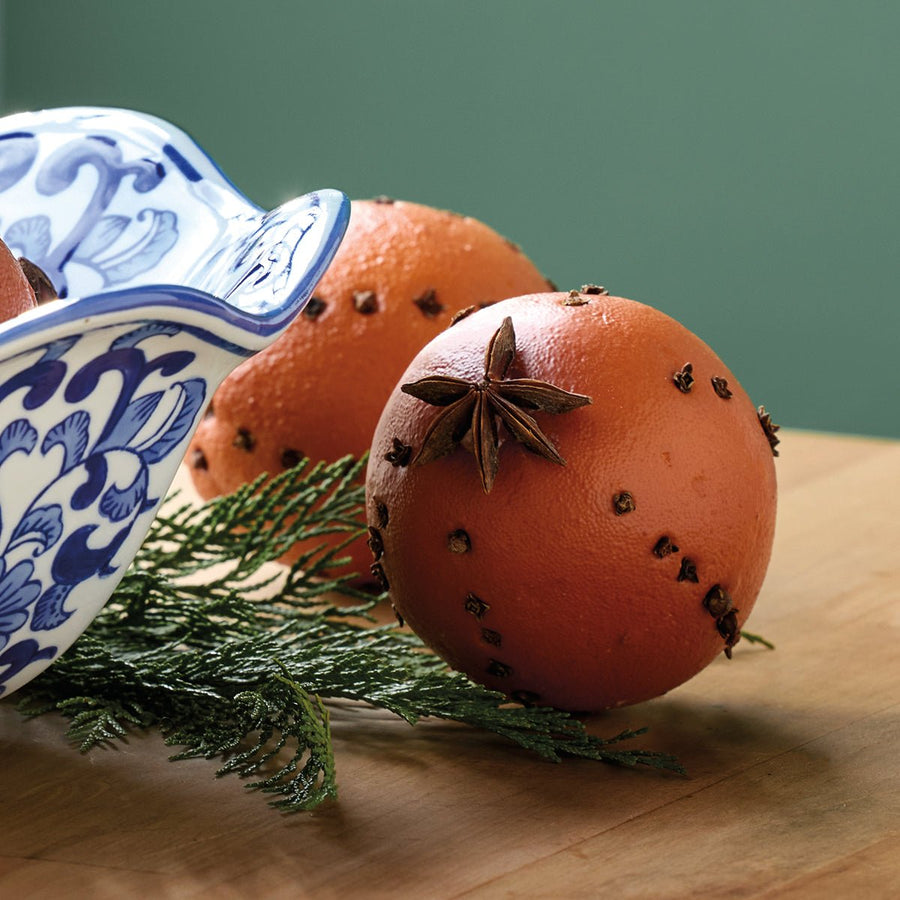 Pomander Oranges w. Cloves (set of 6) - Monticello Shop