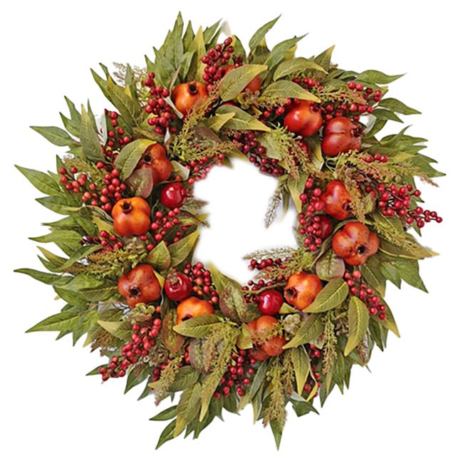 Pomegranate Wreath - Monticello Shop