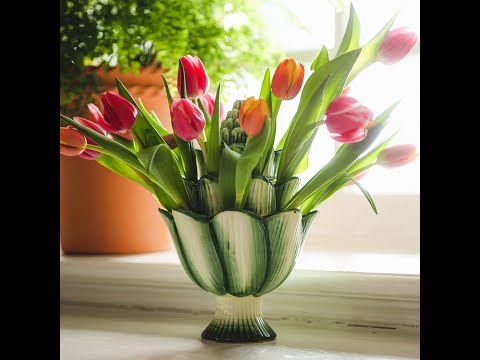 Ceramic Artichoke Tulipiere - Thumbnail 5