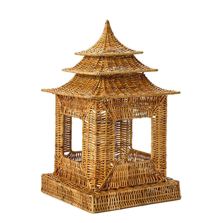 Rattan Pagoda Lantern - Monticello Shop