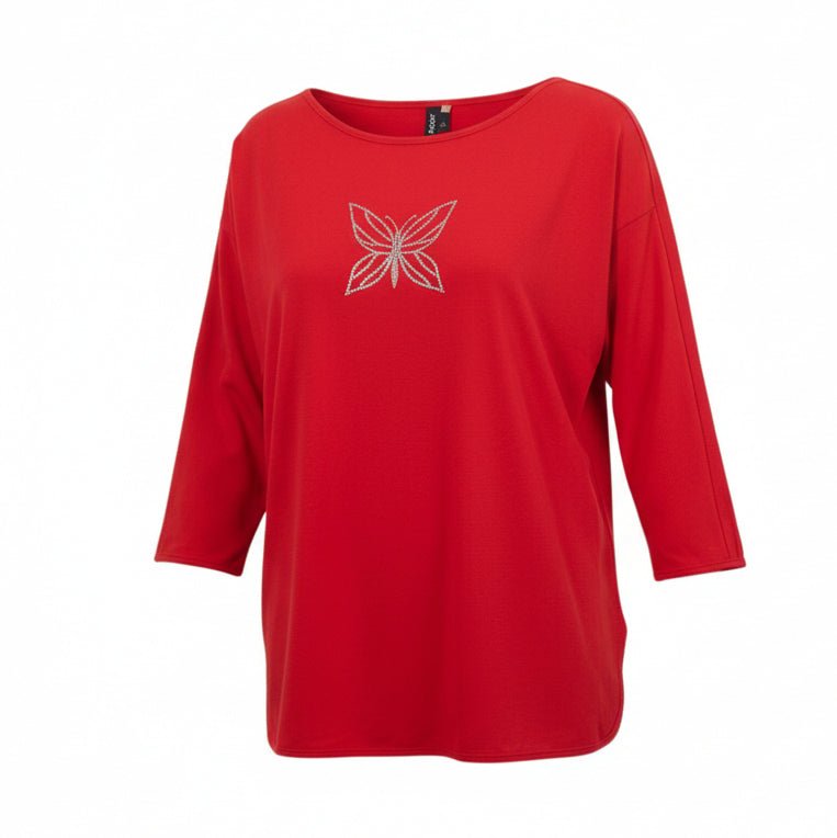Red Butterfly Shirt - Monticello Shop
