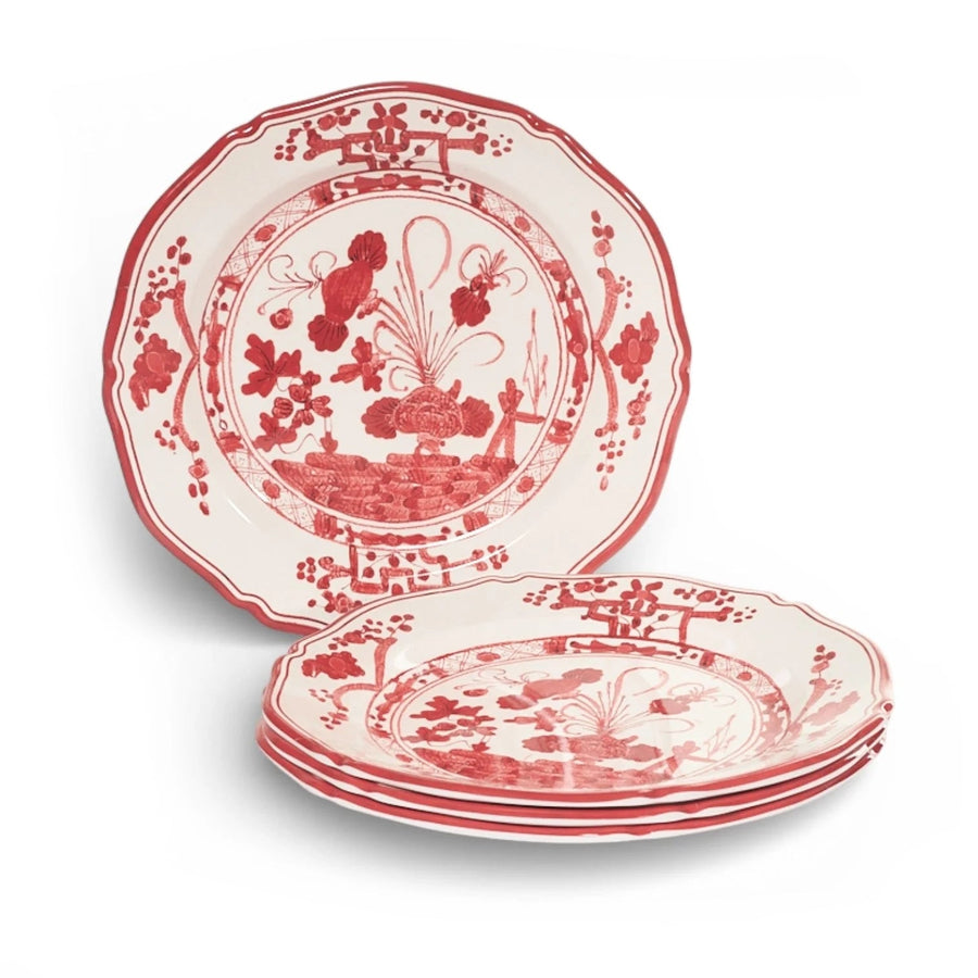Red Chinoiserie Salad Plates - Monticello Shop