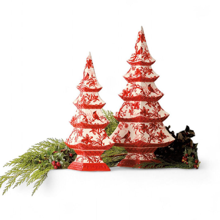 Red Chinoiserie Tree Set - Monticello Shop