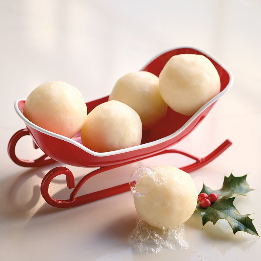 Sleigh with Peppermint Soap Balls - Monticello Shop