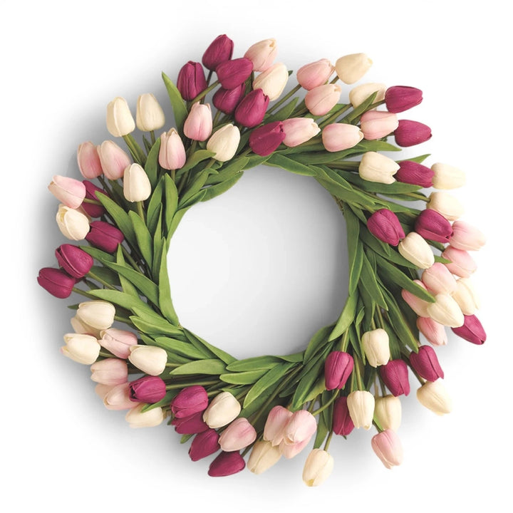 Spring Bloom Tulip Wreath - Monticello Shop