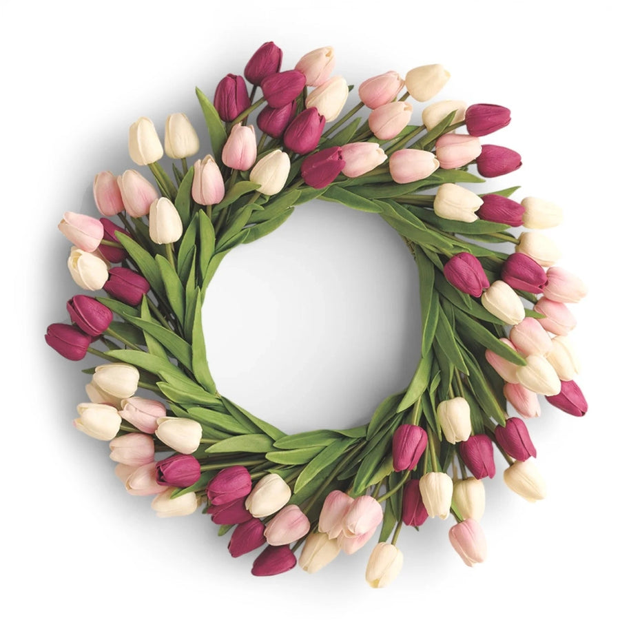 Spring Bloom Tulip Wreath - Monticello Shop