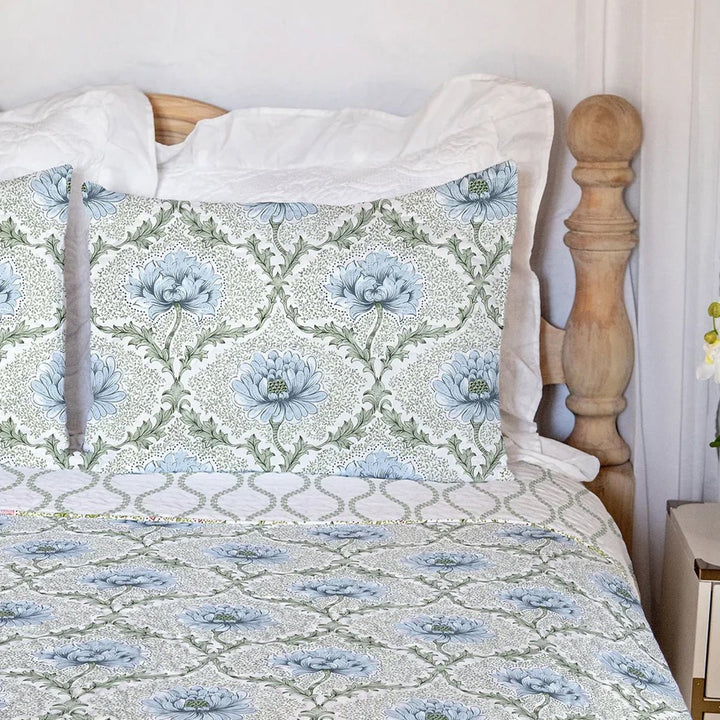 Summer Bloom Quilted Bedding - Full/Queen - Monticello Shop