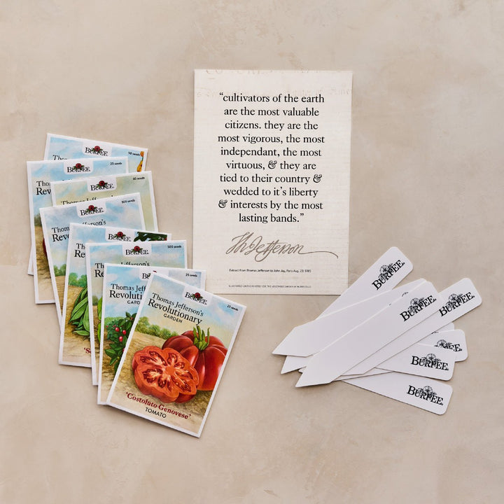 Thomas Jefferson's Revolutionary Garden 250th Seed Collection - Monticello Shop