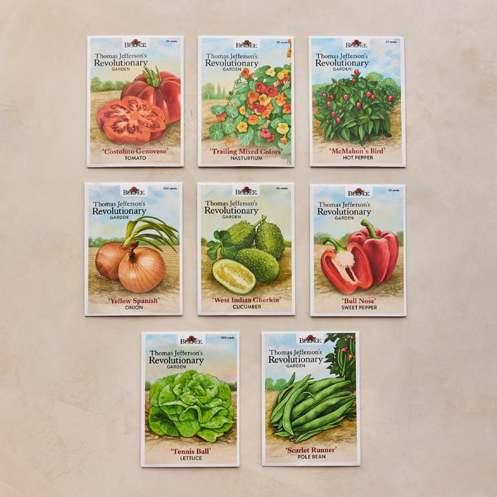 Thomas Jefferson's Revolutionary Garden 250th Seed Collection - Monticello Shop