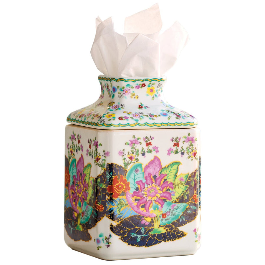 Tobacco Leaf Tissue Holder - Monticello Shop