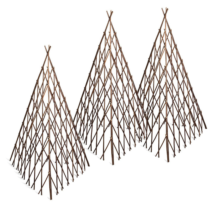 Willow Plant Pyramids (Set of 3) - Monticello Shop