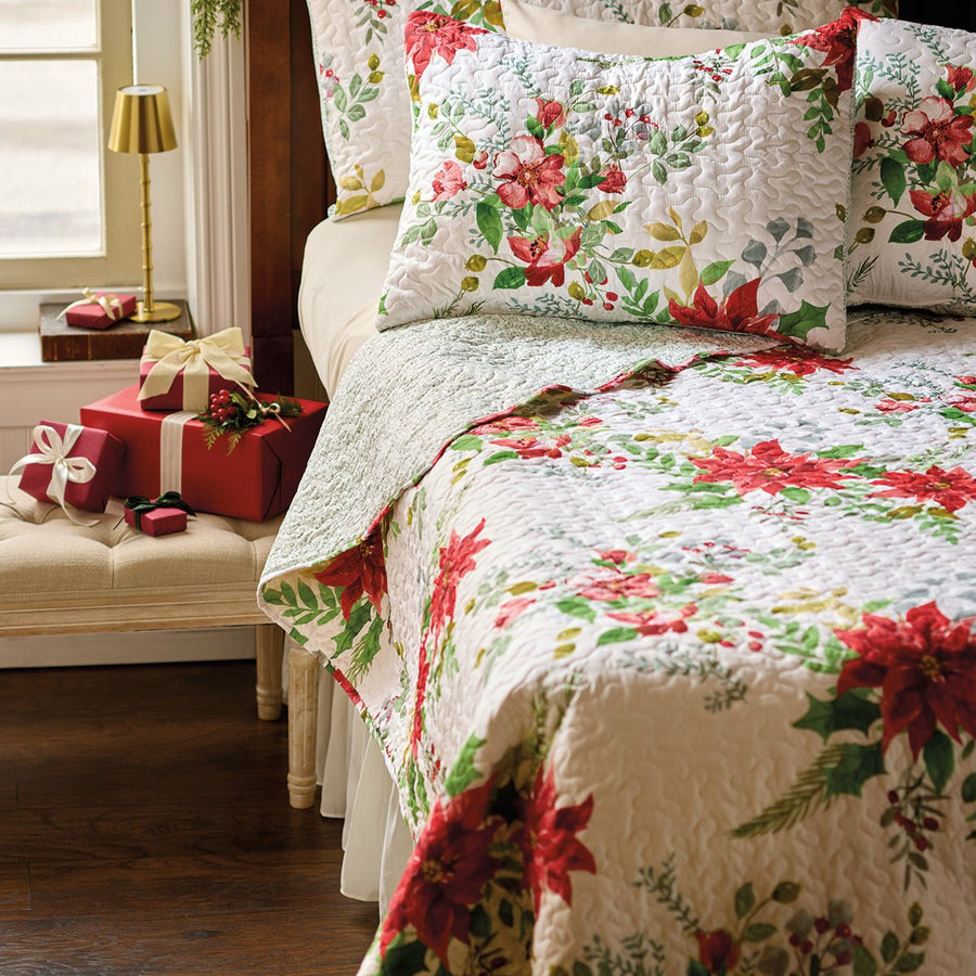Winter Garden King Quilt - Monticello Shop