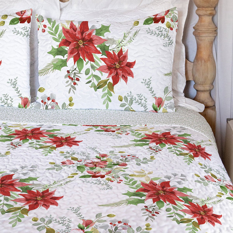 Winter Garden Queen Quilt - Monticello Shop